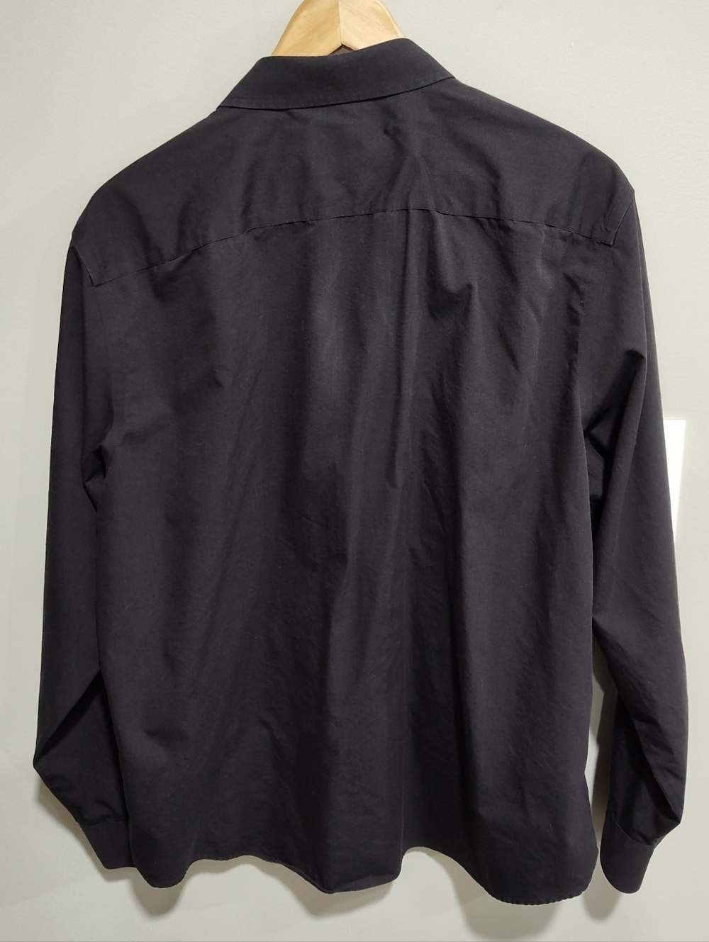 UNTUCKit Men's Shirt XL Relaxed Fit Black Wrinkle Free 100% Cotton Button Down - Picture 6 of 9